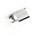 StilHaus SL11C Brass Covered Toilet Roll Holder with Crystal